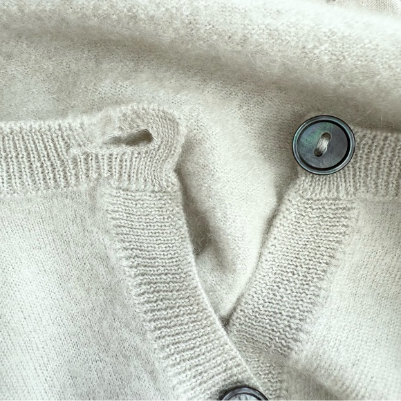 Manrico tan 100% cashmere Made in Italy cardigan sweater set size EU 40 (US 4) - Picture 16 of 16